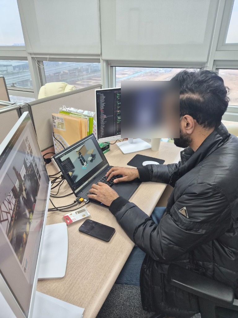 NEXA Labs Software Engineers Monitoring 3D Simulation
